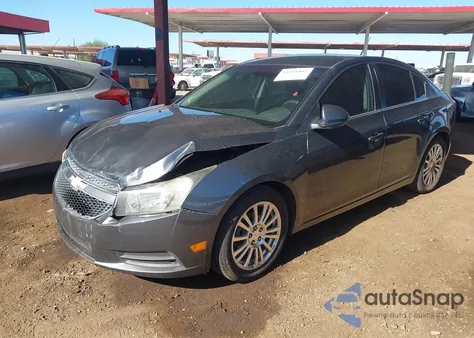 2013 Chevrolet Cruze Eco Auto из США, поврежденный, VIN 1G1PH5SB2D7236898